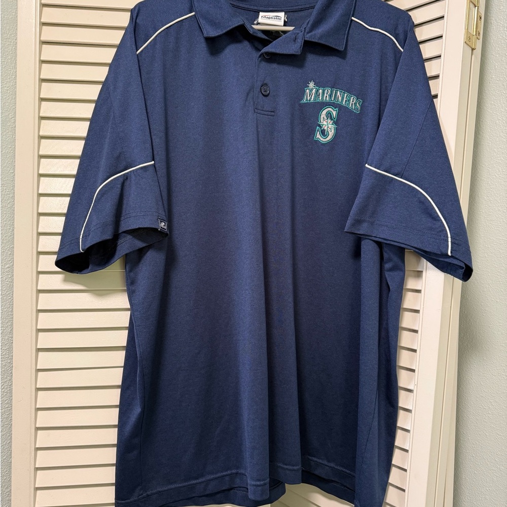 Majestic Seattle Mariners Polo Shirt